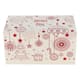 Scatola per tronchetto di Natale Rosso (x 25) - 40 x 11,5 cm