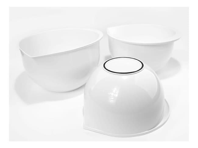 Set di 3 ciotole da pasticceria - Base antiscivolo