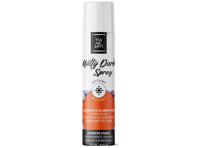Spray colorato effetto opaco - 250 ml - Arancione - Via delle Arti