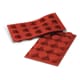 Stampo silicone Silicon Flex - 15 stampini rotondi Ø 4 cm - 30 x 17,5 cm - Silikomart