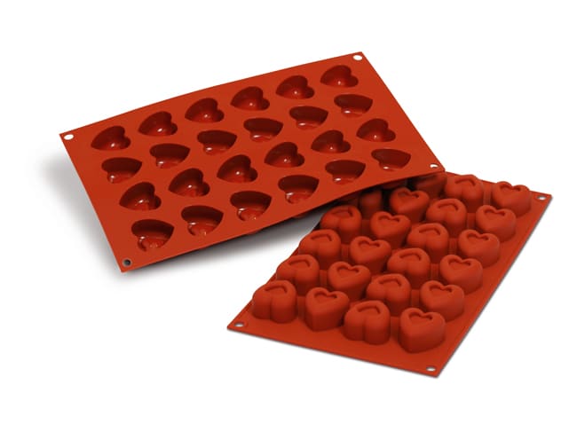 Stampo silicone Silicon Flex - 24 cuoro savarins 3,7 x 3,6 cm - 30 x 17,5 cm - Silikomart