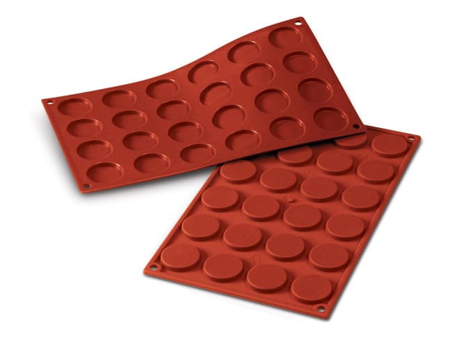 Stampo silicone Silicon Flex - 24 mini florentine Ø 3,5 cm - 30 x 17,5 cm - Silikomart