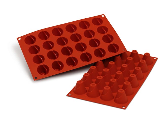 Stampo silicone Silicon Flex - 24 vulcani Ø 3,8 cm - 30 x 17,5 cm - Silikomart