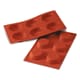 Stampo silicone Silicon Flex - 6 tartelette Ø 7 cm - 30 x 17,5 cm - Silikomart