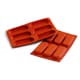 Stampo silicone Silicon Flex - 6 biscotti savoiardi 13 x 5 cm - 30 x 17,5 cm - Silikomart