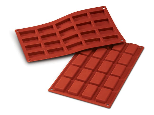 Stampo silicone Silicon Flex - 20 financier - 30 x 17,5 cm - Silikomart