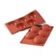 Stampo silicone - 5 semi sfere Ø 8 cm - 30 x 17 cm - Silikomart