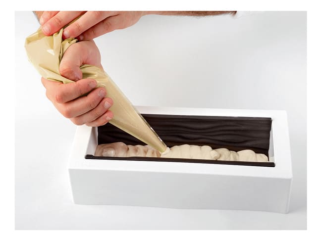 Stampo silicone per tronchetto - Tappetino finto legno - 25 x 9 cm - Silikomart