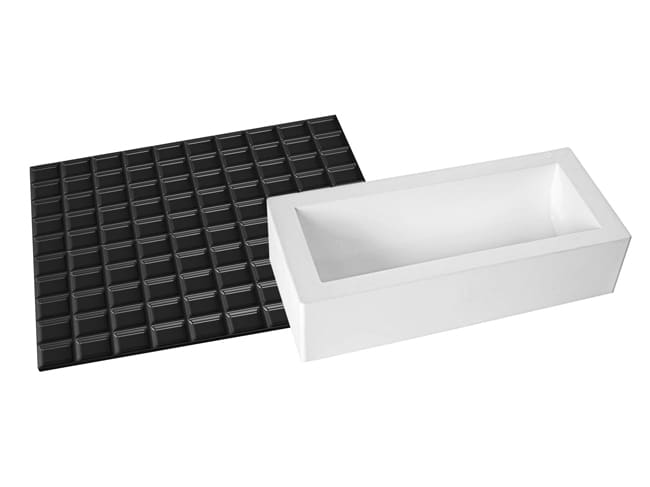 Stampo silicone per tronchetto - Tappetino tavoletta - 25 x 9 cm - Silikomart