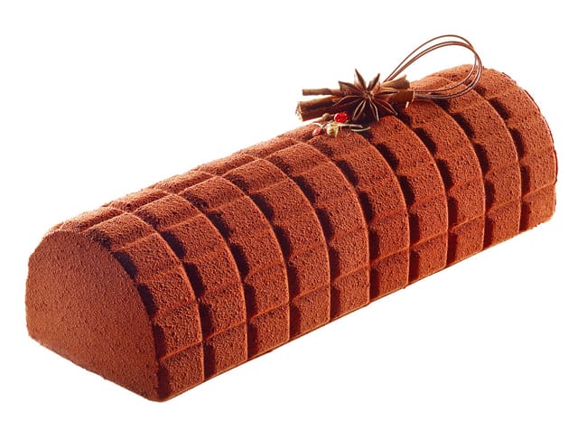 Stampo silicone per tronchetto - Tappetino tavoletta - 25 x 9 cm - Silikomart