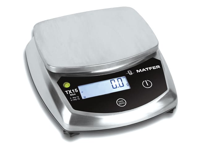 Bilancia digitale professionale - 15 kg / 1 a 2 g - NEO TX - Matfer