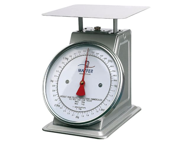 Bilancia meccanica - 4 kg / 10 g - Matfer