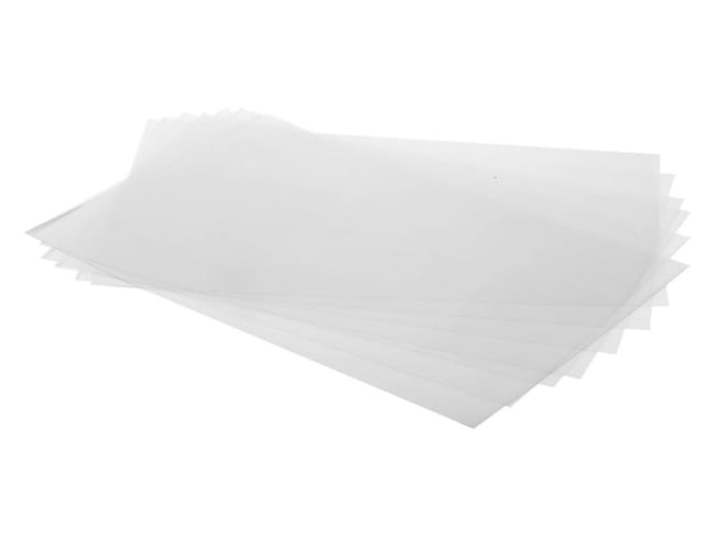 Fogli chitarra - Set di 10 (100 micron) - 60 x 40 cm - Matfer
