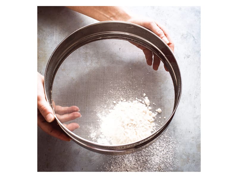 Faringdon (Dexam) Setaccio In Acciaio Inox 15 Cm - Colino A Maglia Fine Per Farina, Pasta E Verdure, Manico Lungo, Lavabile In Lavastoviglie