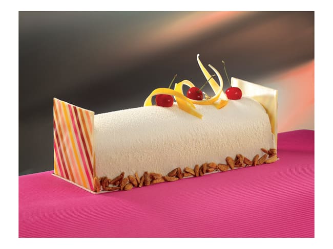 Stampo termoformato per tronchetto (x 10) - Mezza rotonda - Matfer