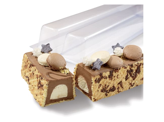 Stampo termoformato per tronchetto (x 10) - Trapezio - Matfer