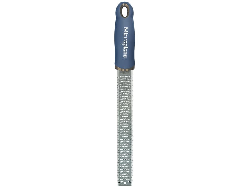 Monix Solid+ Grattugia A Fori Larghi – Colore Blu, Lame In Acciaio Inox, Manico Ergonomico