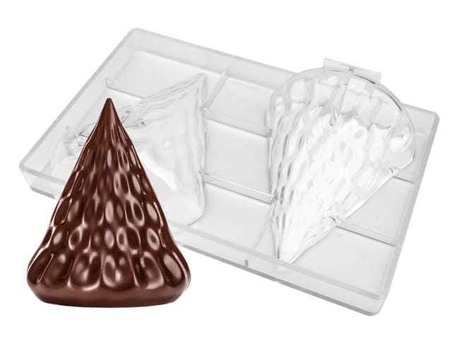 Stampo per cioccolato - Albero di Natale - 27.5 x 17.5cm - Martellato