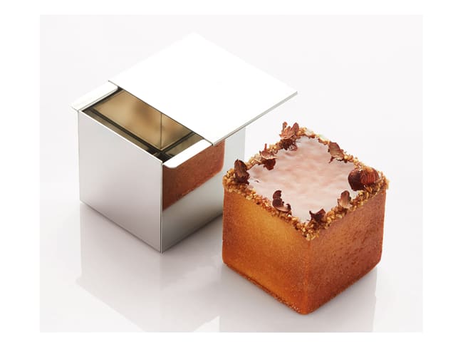 Stampo cubo in acciaio inox - 6 x 6 x 6 cm - Martellato