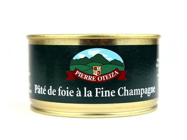 Paté di fegato con Cognac acquavite di vino fine Champagne - 190 g - Pierre Oteiza