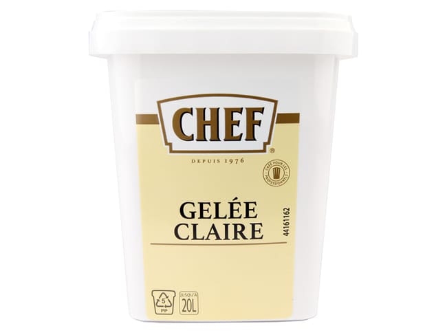 Gelatina chiara - 1 kg - Chef®