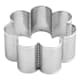 Anello fiore microforato - Per pasta sfoglia - Ø 9,5 x altezza 4.5 cm - Pavoni