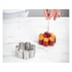 Anello fiore microforato - Per pasta sfoglia - Ø 9,5 x altezza 4.5 cm - Pavoni