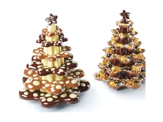 Stampo per albero di Natale in cioccolato.