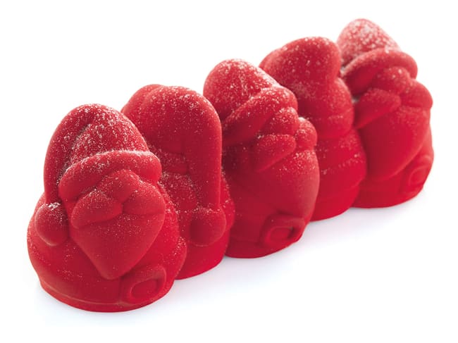 Stampo silicone per tronchetto - Babbo Natale - 25 x 10 cm - Pavoni