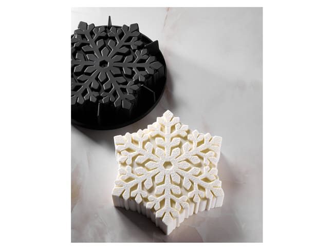 Stampo in silicone Fiocco di neve - Antonio Bachour - Ø 20,8 cm - Pavoni