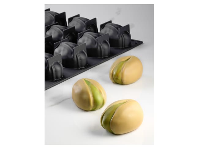 Stampo di silicone Pavoflex - 15 pistacchi - 40 x 30 cm - Pavoni