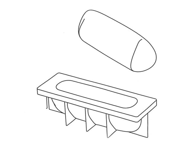 Stampo silicone Sublime - 25 x 8 cm - Pavoni