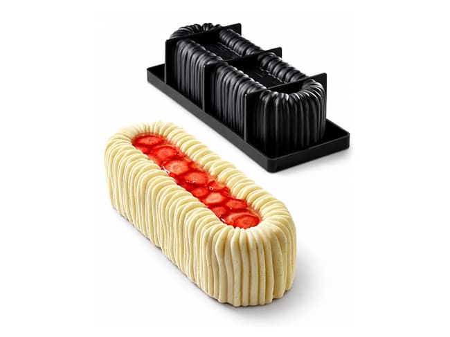 Stampo silicone per tronchetto Silk - 25 x 8,6 x 6,8 cm - Pavoni