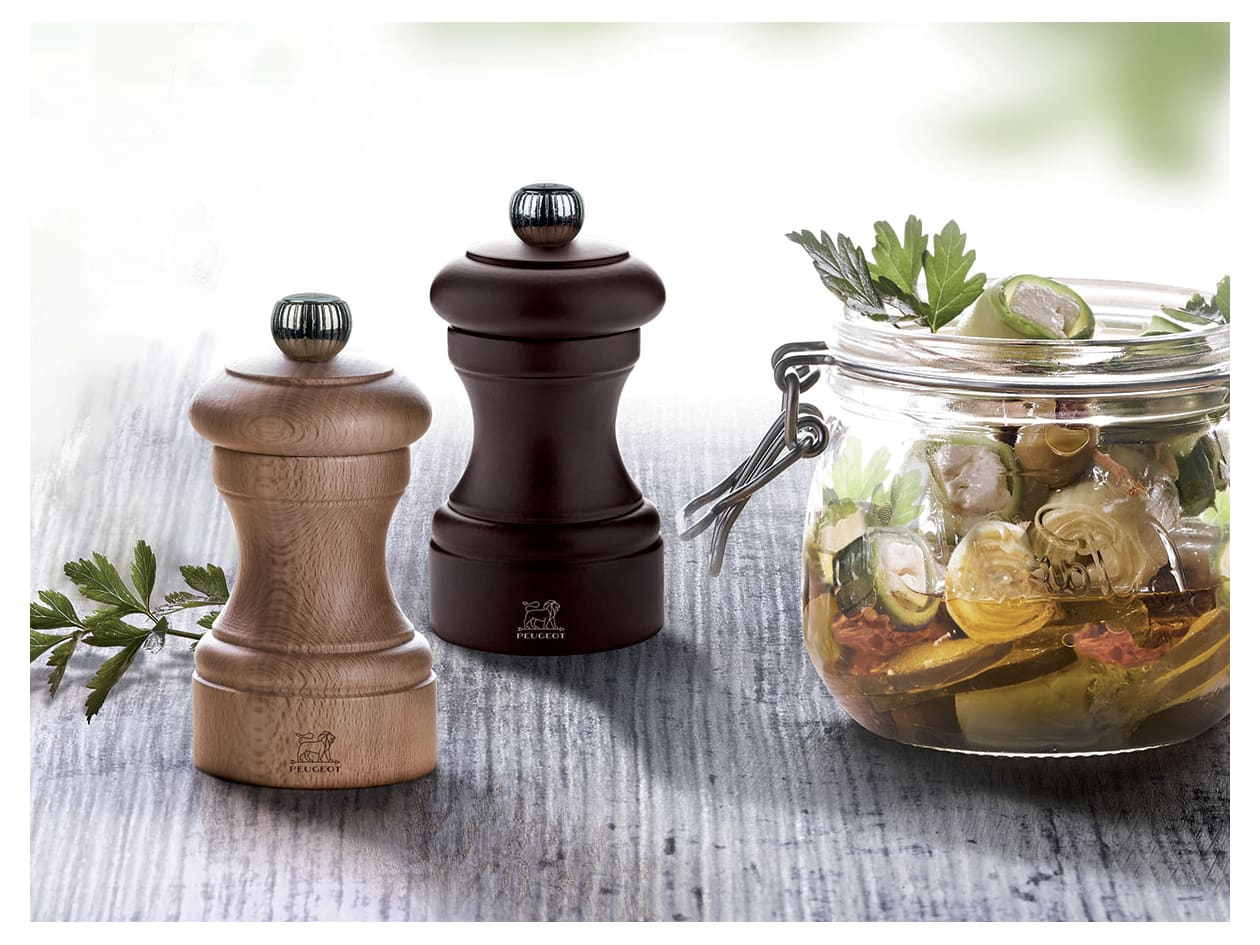 Set Macinini Automatici Sale E Pepe Con LED, Ricaricabili, Macinatura Regolabile, Design Oliva, Capacità 95ml, Gadget Da Cucina Moderno - 2