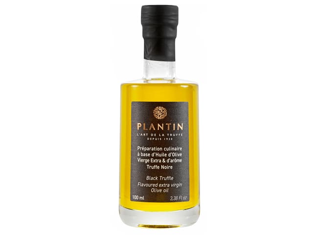Olio extravergine di oliva - Aromatizzato al tartufo nero - 100 ml - Plantin