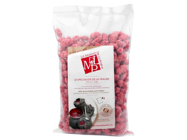 Praline rosa intere artigianali - 40% mandorle - 1 kg - La Maison de la Praline