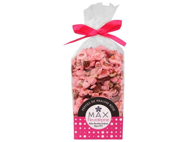 Praline rosa schiacciate artigianali - 18% mandorle - 250 g - La Maison de la Praline