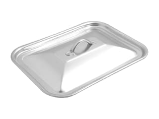 Coperchio in acciaio inox - Per pirofila Steelpan - 30 x 22 cm - Patisse