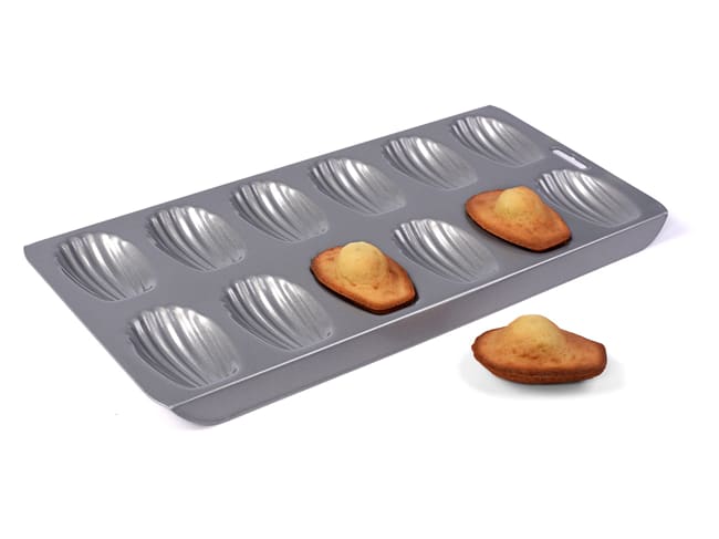 Stampo antiaderente per 12 madeleines - 40 x 19,5 cm - Patisse