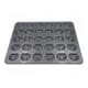 Teglia antiaderente per brezel - 30 cavità - 41 x 32 cm - Patisse