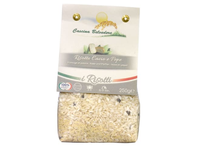 Risotto pecorino romano e pepe - 250 g - Belvédère