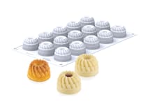 Epicerie Du Chef 5 Stampi Per Tronchetto Di Natale | APET Alimentare 33x11,5x6 Cm | Riutilizzabili, Da -20°C A 35°C | Fabbricazione Francese