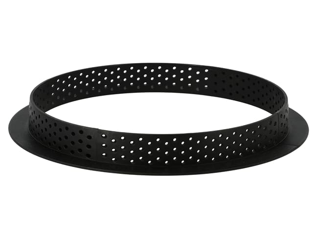 Anello per crostate perforato - Materiale composito - Ø 15 cm x alt 2 cm - Silikomart