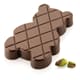 Stampo per cioccolato Bruno 3 orsacchiotti - 12.4 x 7.8cm - Silikomart