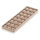 Stampo per cioccolato con inserto - 24 semi sfere Ø 3,1 cm - 27,5 x 17,5 cm - Silikomart