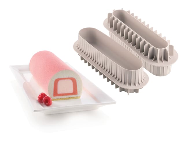 Stampo a doppio inserto in silicone - 22 x 5 x 4 cm - Silikomart