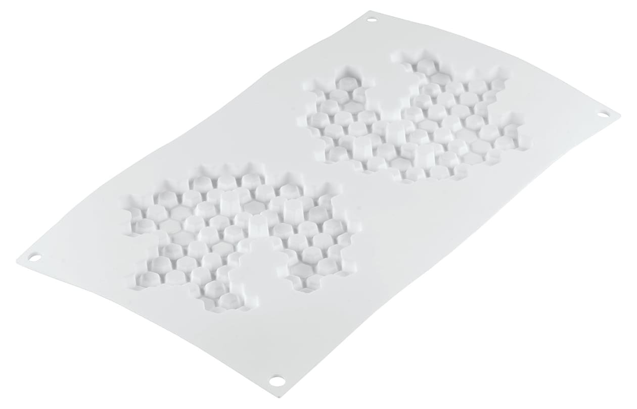Stampo in silicone a forma di fiori a nido d'ape per cera, resina
