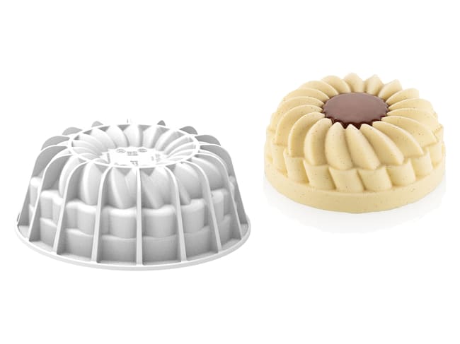 Stampo in silicone rotondo - Plein Coeur GM - Ø 14 x 5,9 cm - Silikomart
