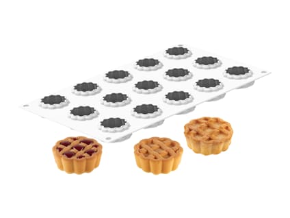 Epicerie Du Chef 5 Stampi Per Tronchetto Di Natale | APET Alimentare 33x11,5x6 Cm | Riutilizzabili, Da -20°C A 35°C | Fabbricazione Francese