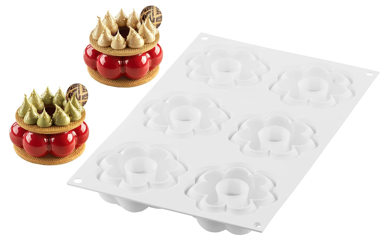 Set 3 Stampi Silicone Per Ghiaccio E Dolci - Multiuso, Resistente Al Calore, 25x9x1.5cm - Foto 3